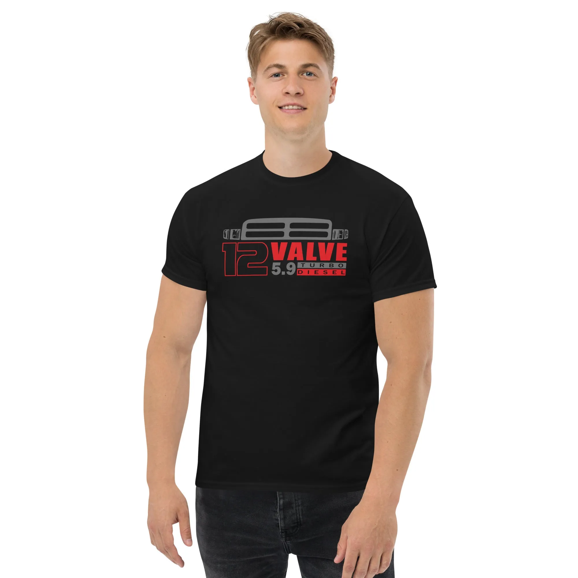 12v 5.9 Diesel Engine T-Shirt 2nd Gen Truck Grille Shirt