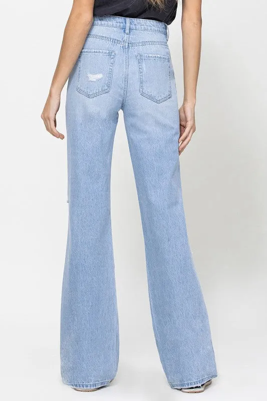 90's Vintage Flare Jeans in Denim