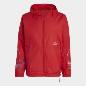 Adidas Originals Men's Adicolor FTO Windbreaker - Red