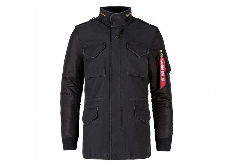 ALPHA INDUSTRIES - Men - Fusion Field Coat - Black/Black