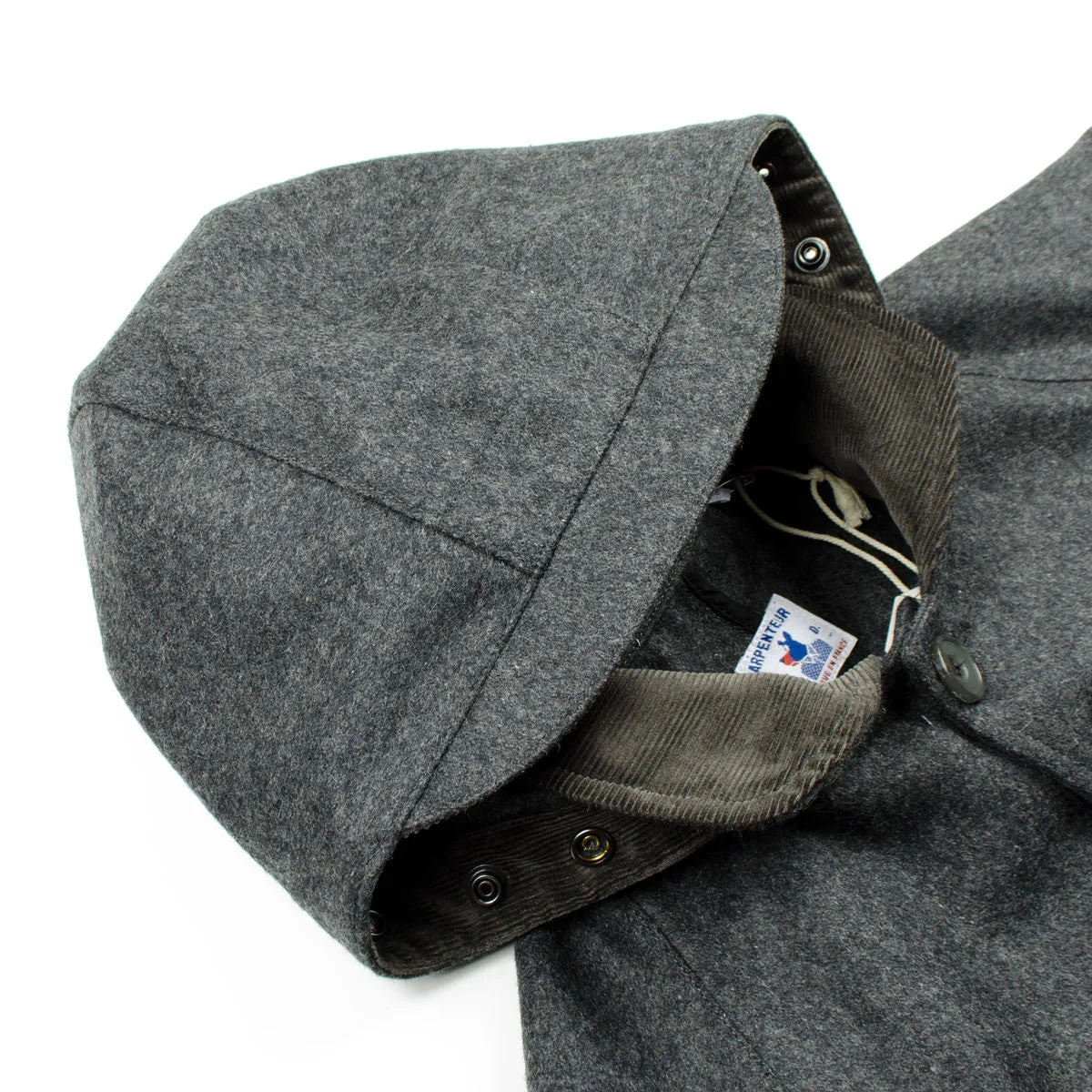 Arpenteur - Mevi Melton Wool Coat - Grey