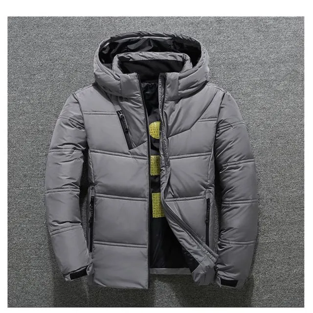 AshoreShop Mens Winter Duck Down Jacket Parka