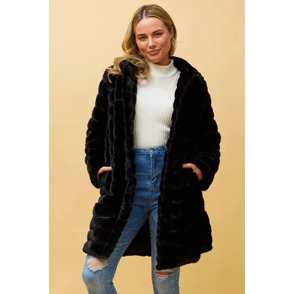 AXELLE FAUX FUR COAT