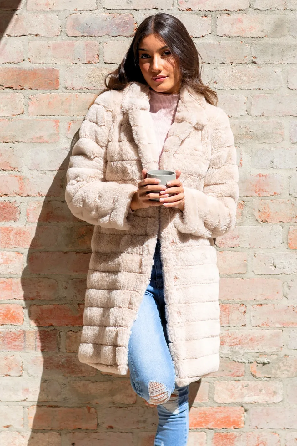 AXELLE FAUX FUR COAT