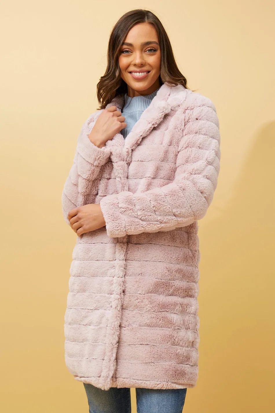 AXELLE FAUX FUR COAT