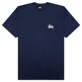 Basic Stussy Tee - Navy