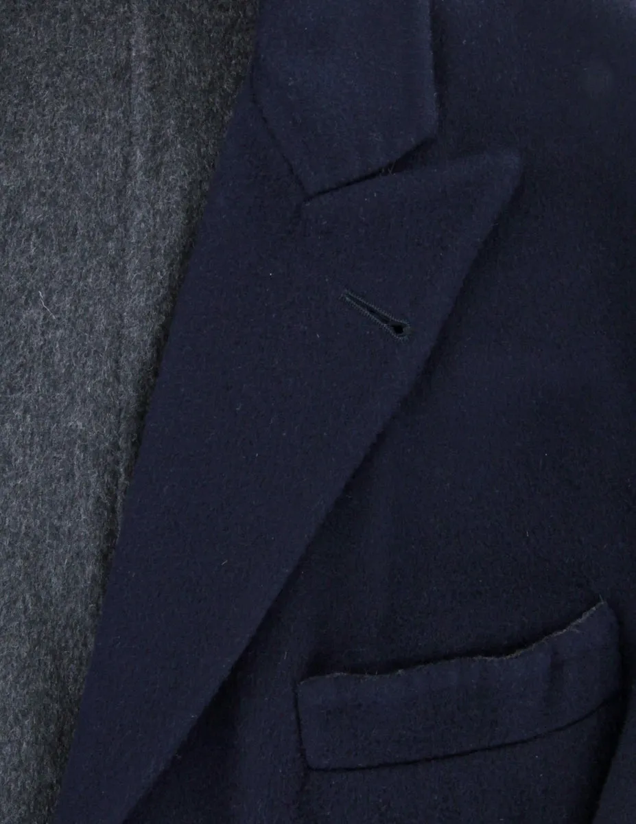 Brunello Cucinelli Navy Blue Coat