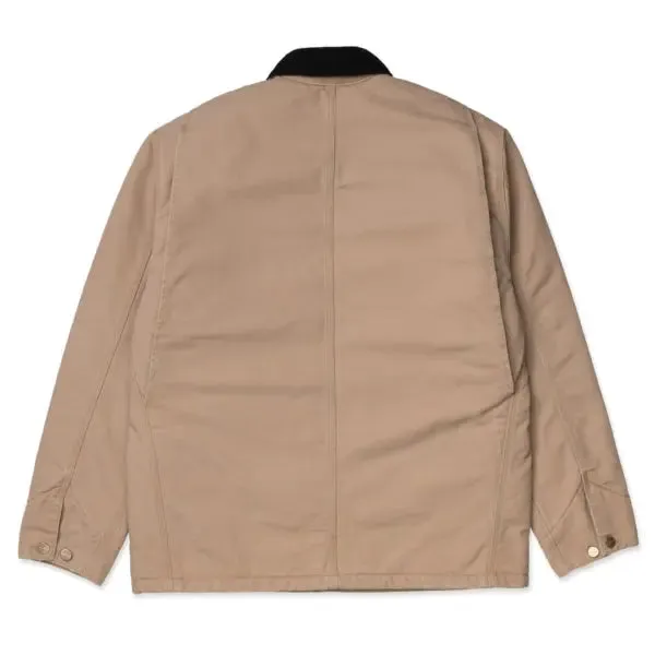 Carhartt WIP OG Chore Coat Dusty H Brown / Black Aged Canvas