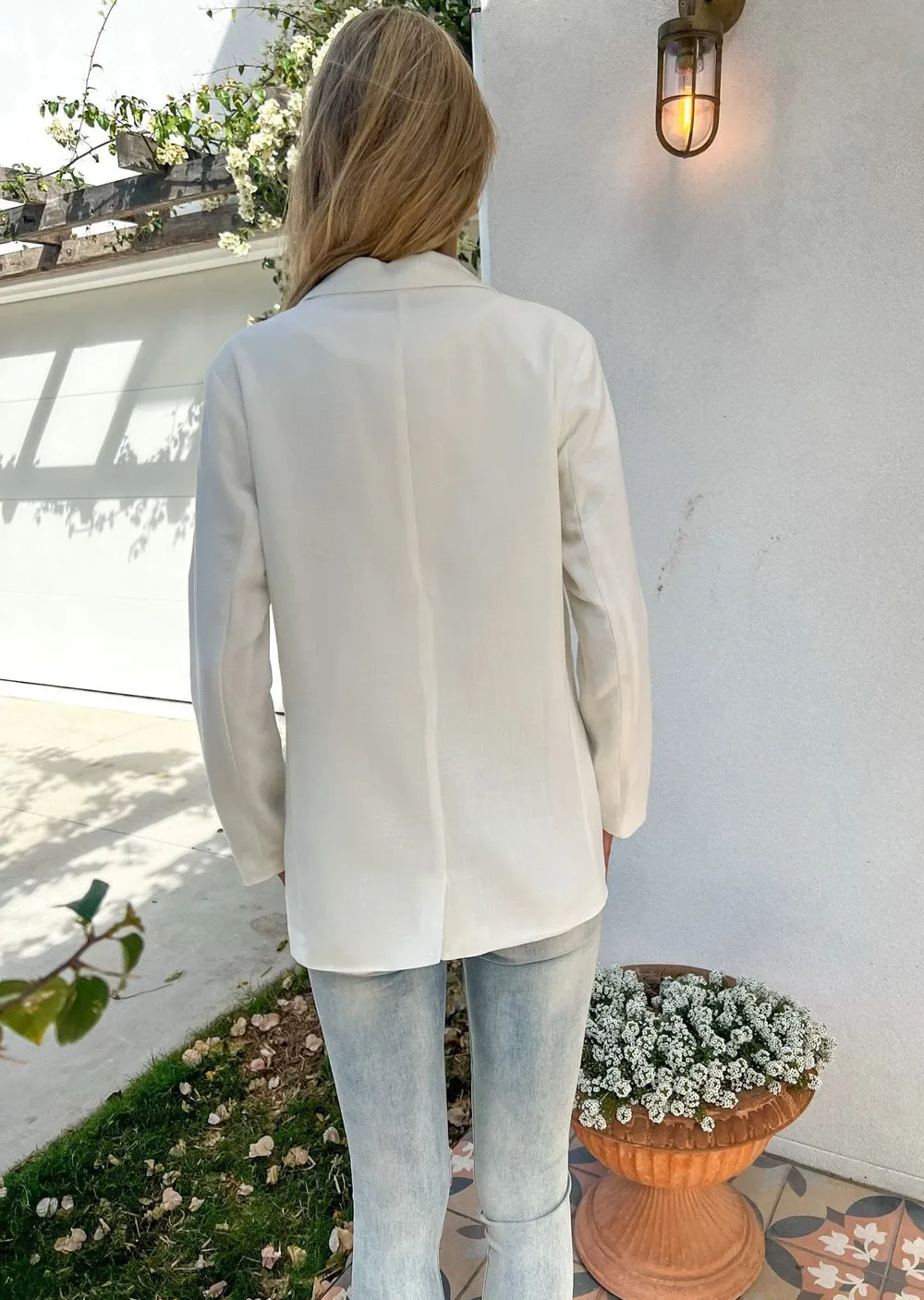 Cayla Blazer - White