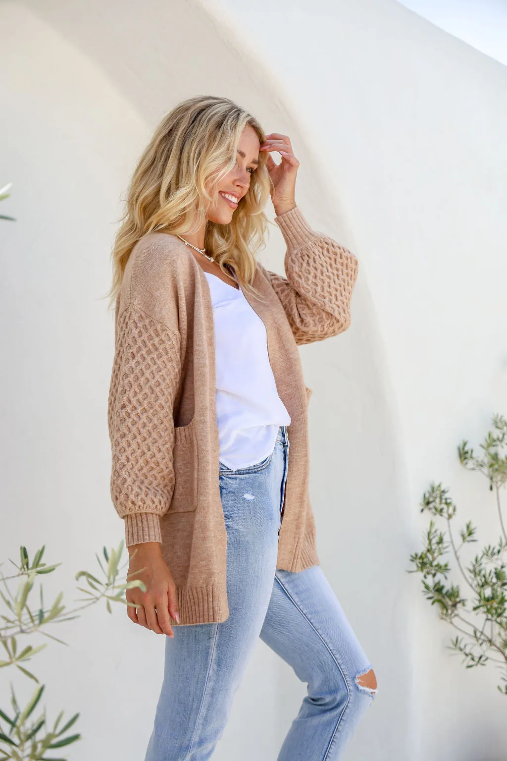 Charlotte Cardigan - Sand