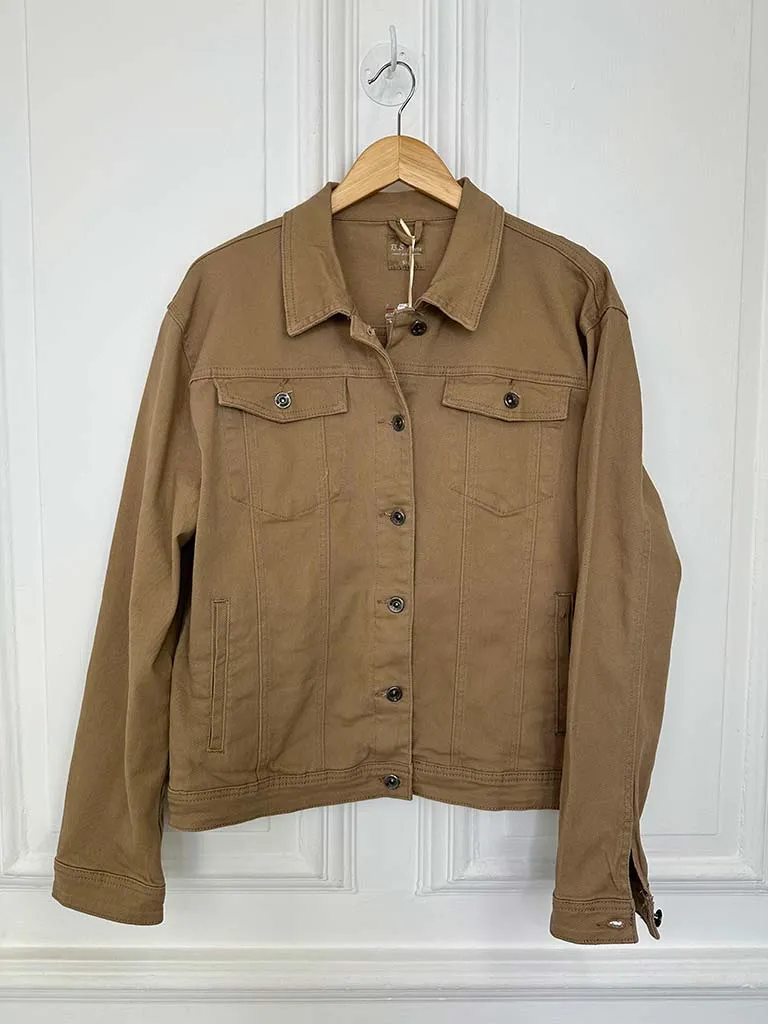 Classic Denim Jacket - Camel