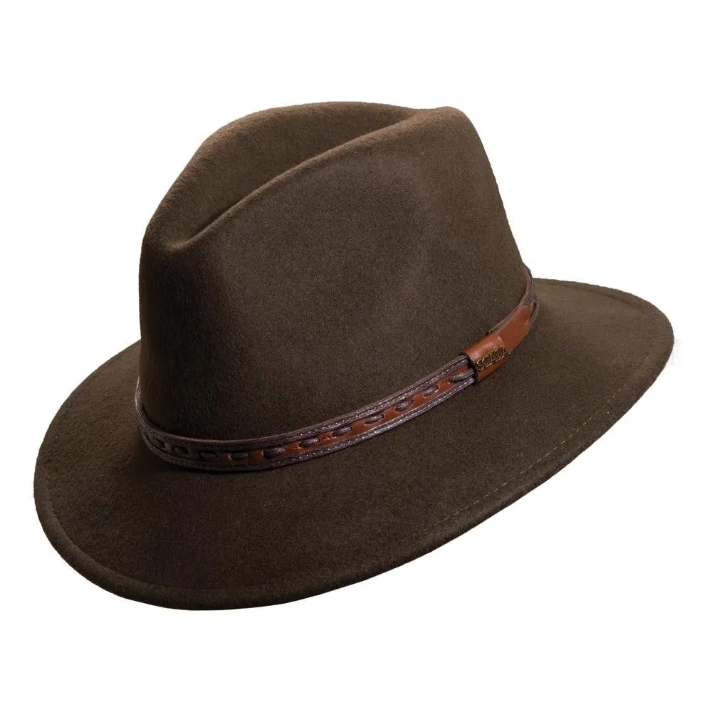 Crushable Wool Felt Safari Hat [4 Colors]