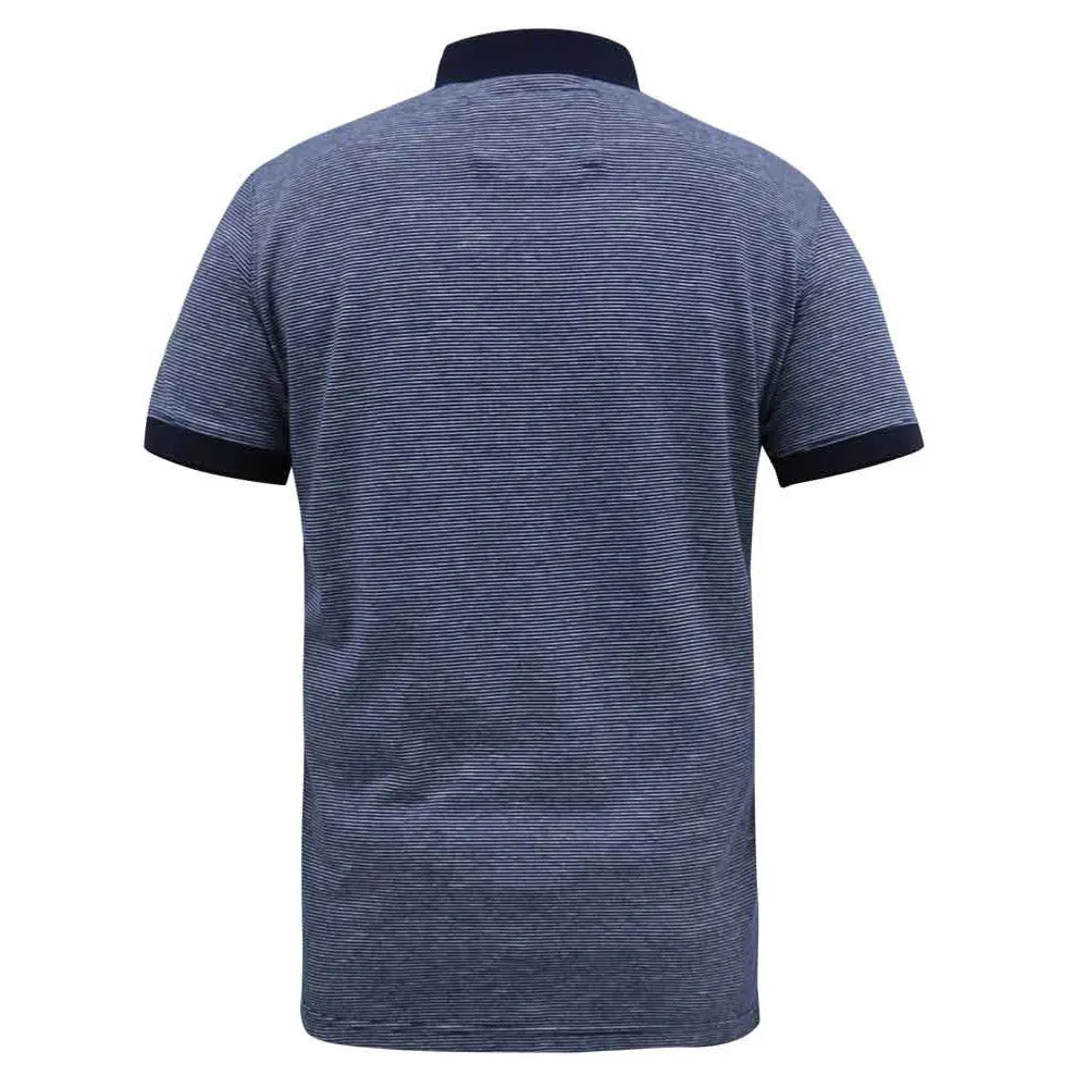 D555 Polo with Chest Pocket - Navy