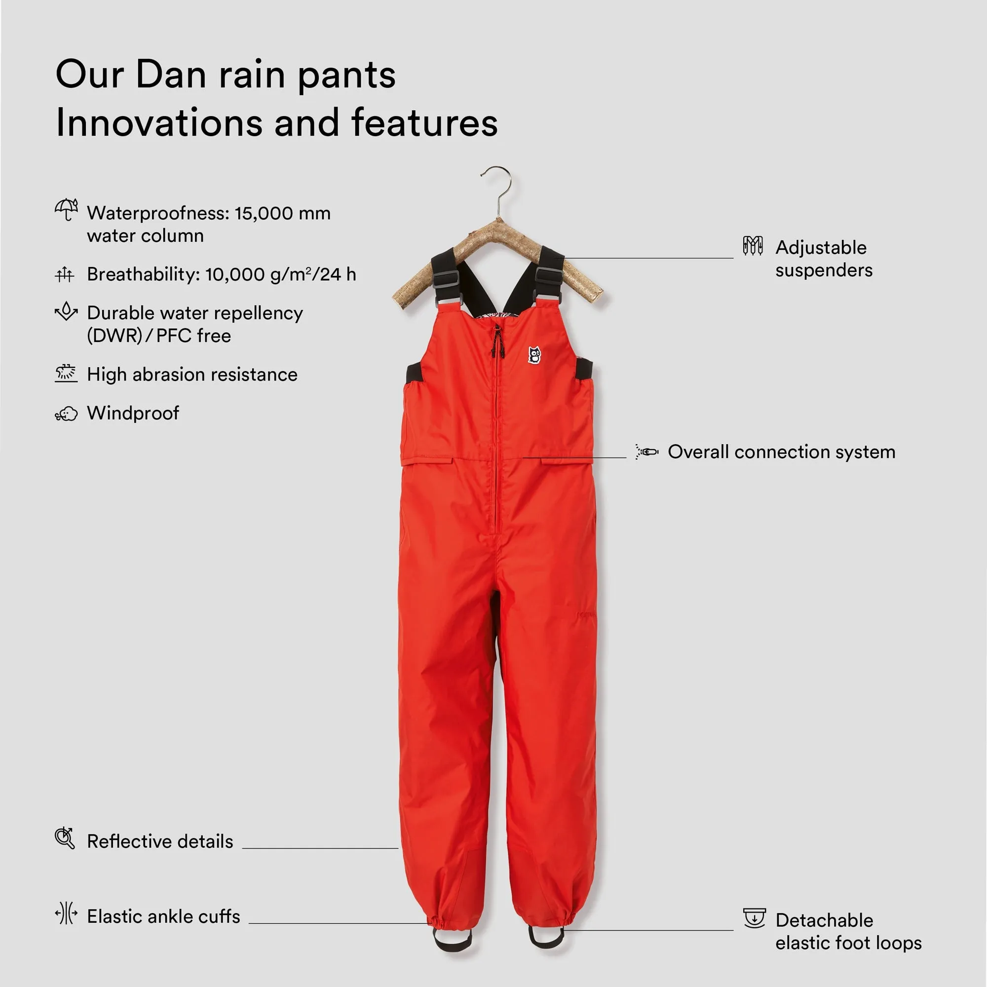 Dan rain pants