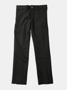 Dickies Boys 801 Skinny Straight Flex Work Pants - Black