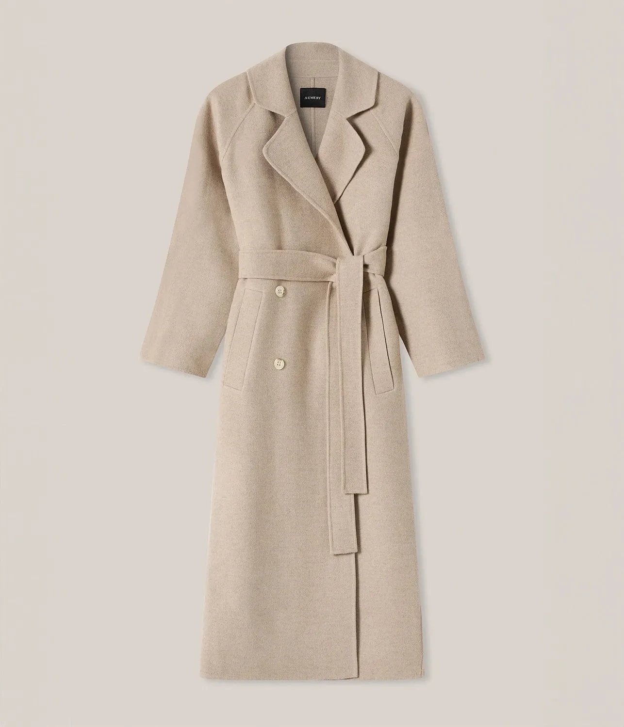 EVANS COAT- ALMOND MELANGE