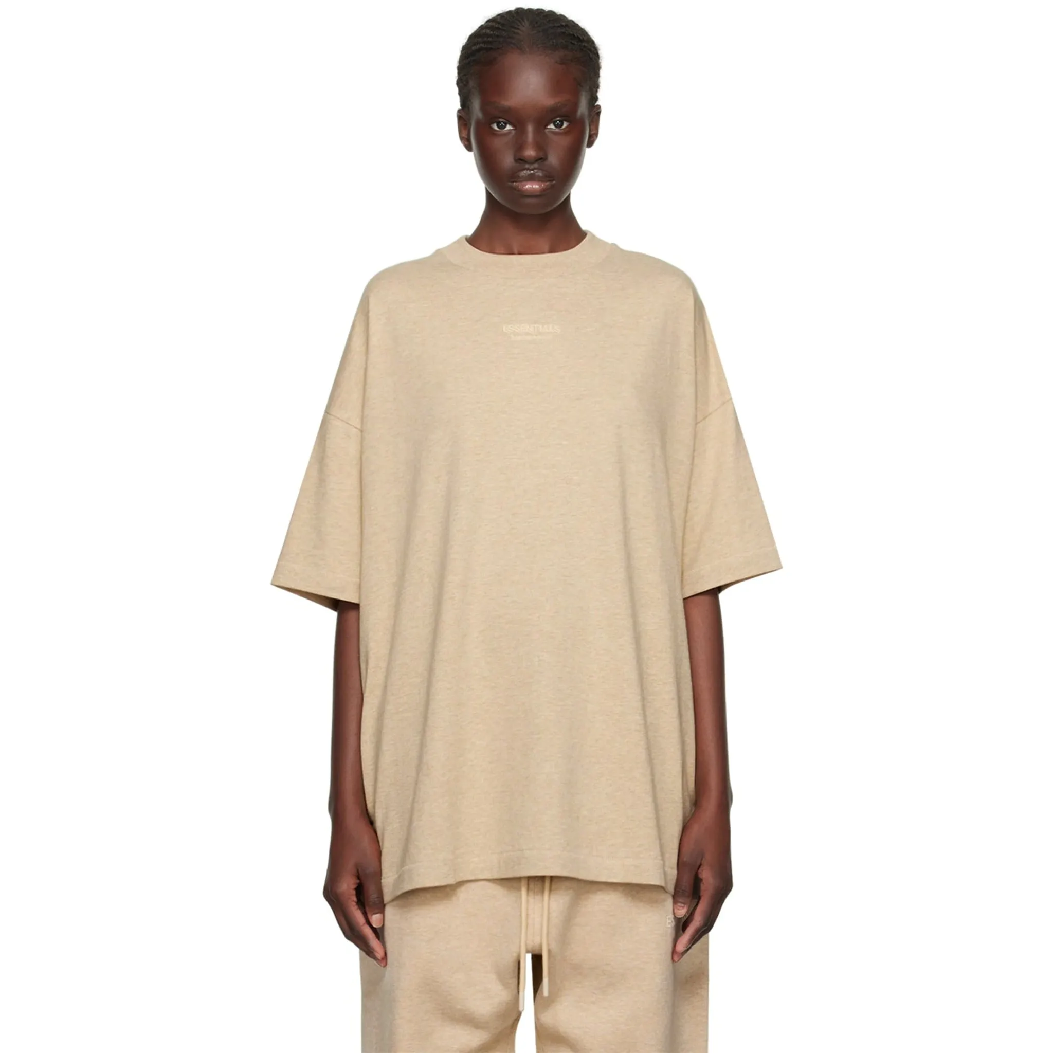 Fear Of God Essentials Gold Heather T Shirt (FW23)