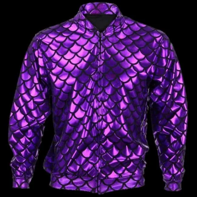 Flash Jacket Purple Scale