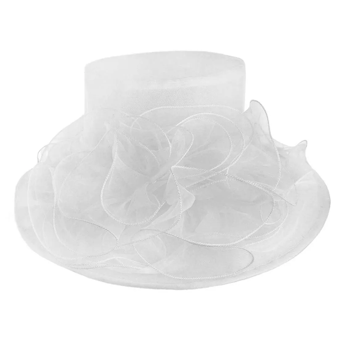 Flower Accented Dressy Hat