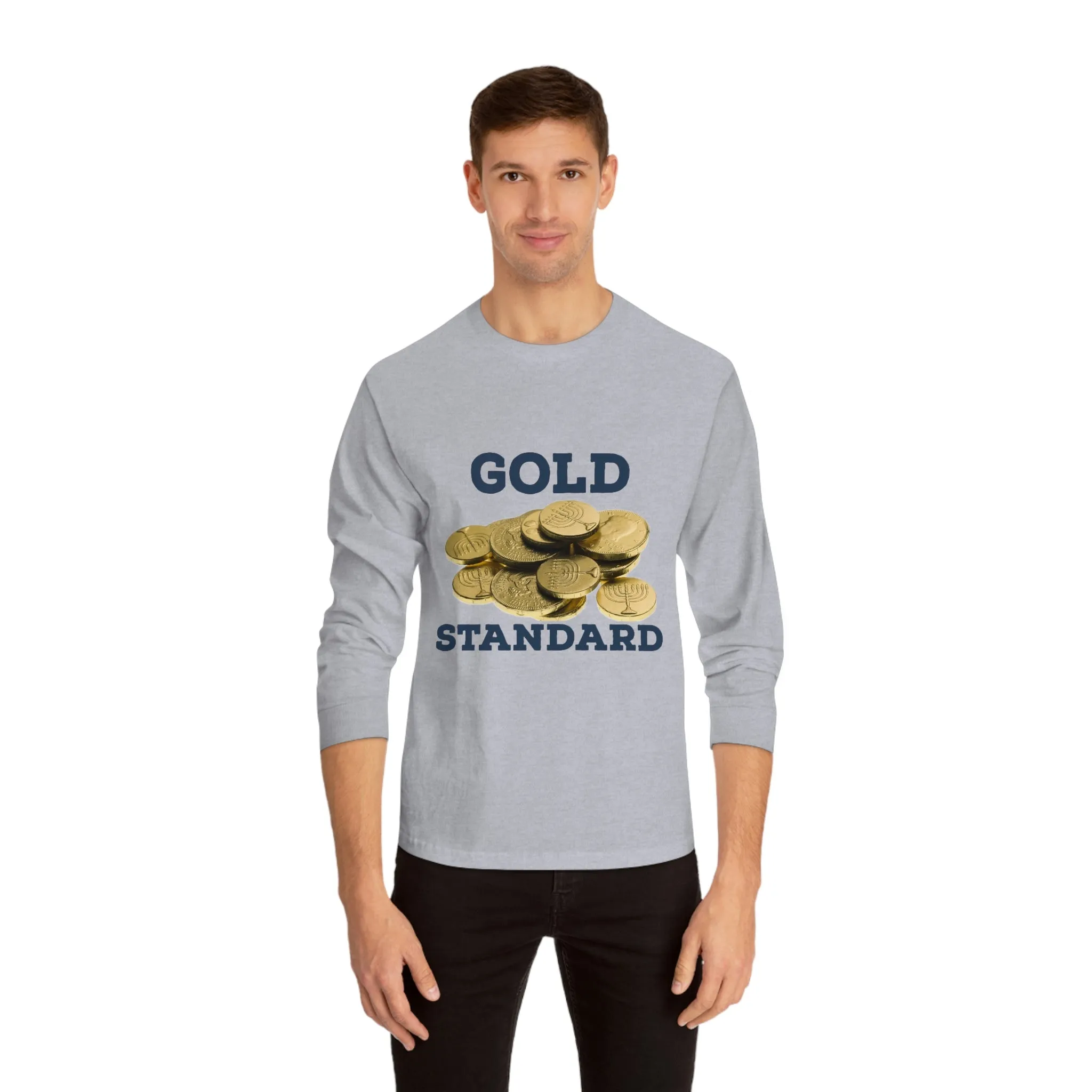 Gold Standard Hanukkah Gelt Unisex Classic Long Sleeve T-Shirt