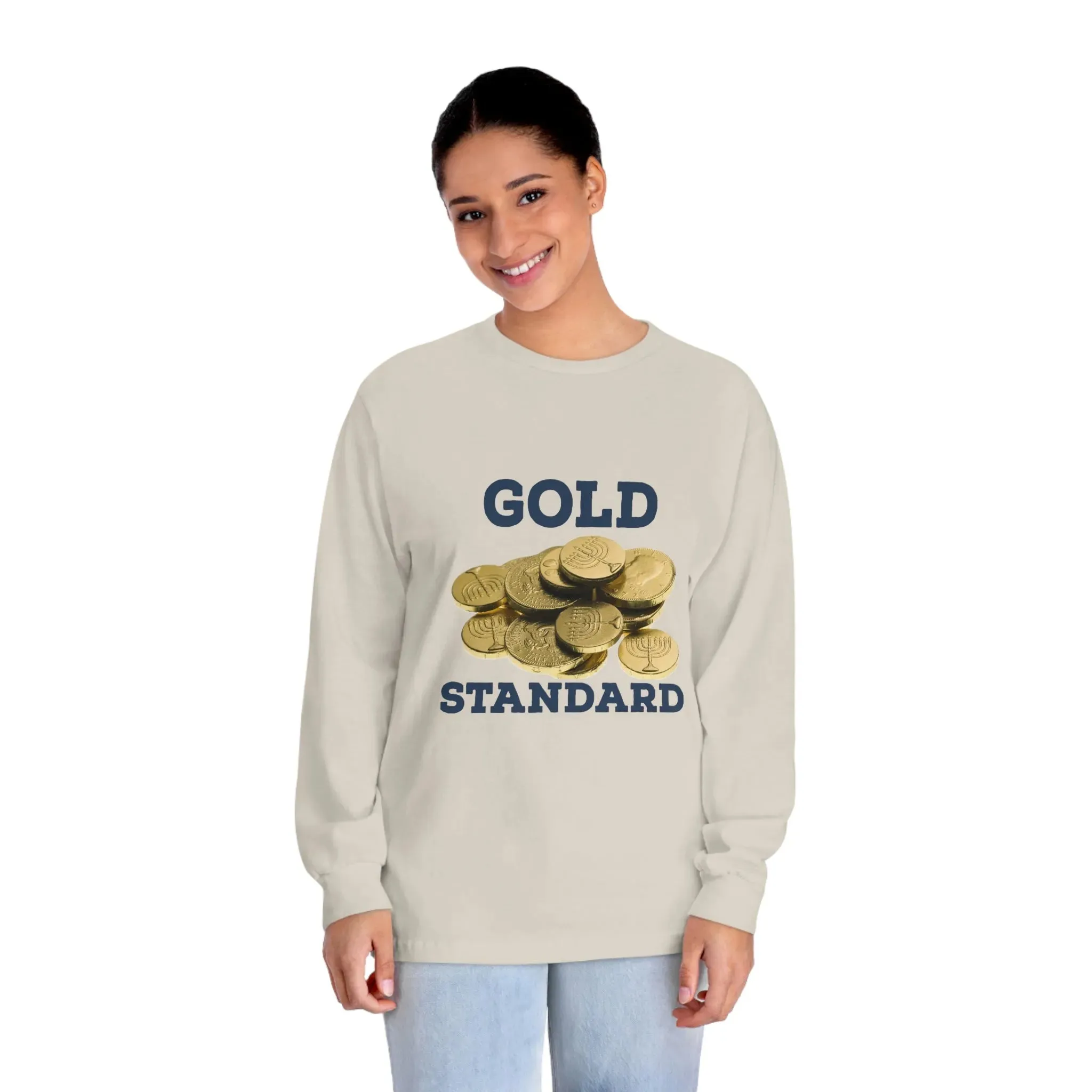 Gold Standard Hanukkah Gelt Unisex Classic Long Sleeve T-Shirt