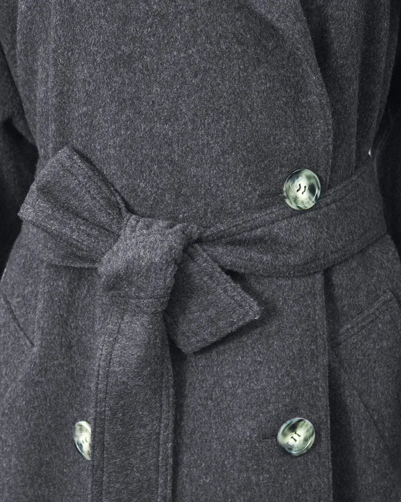 Grey Wool Coat