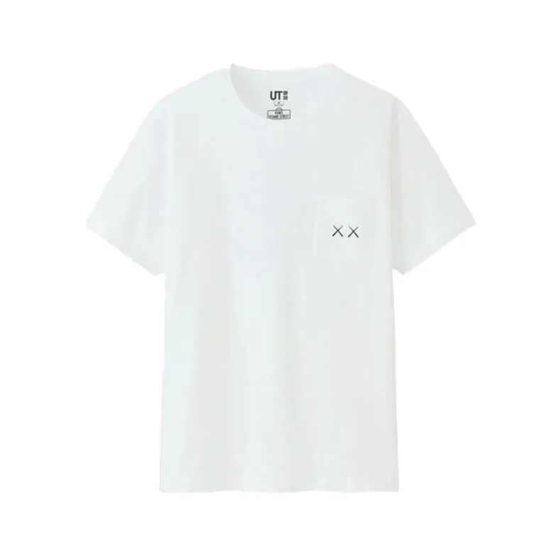 KAWS x Uniqlo x Sesame Street XX Pocket Tee White (Size M)