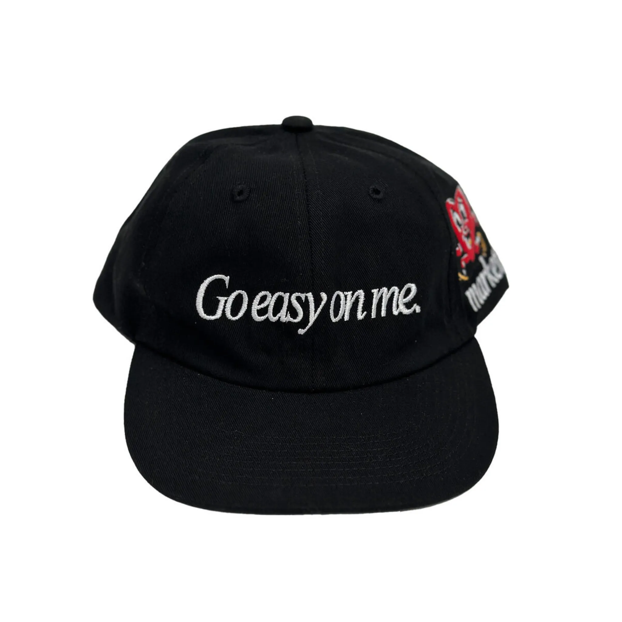 Market Fragile 6 Panel Hat (Black)