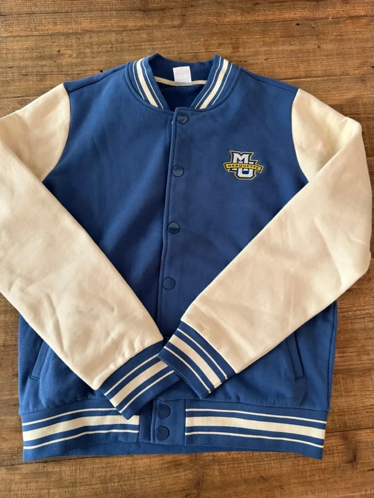 Marquette Fleece Letterman Jacket