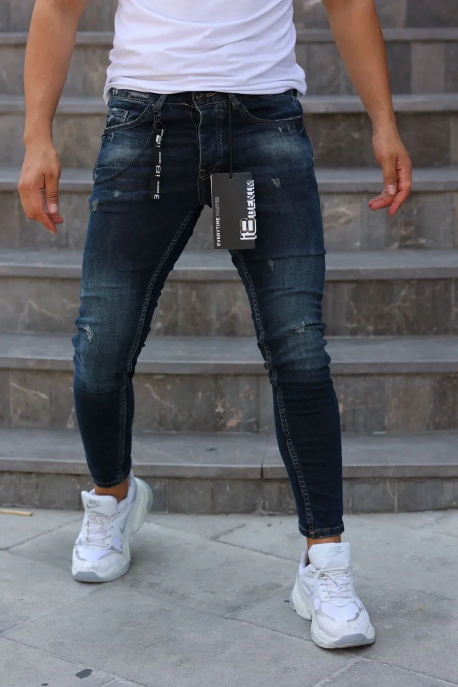 Max8 Slim Jeans - Dark Blue