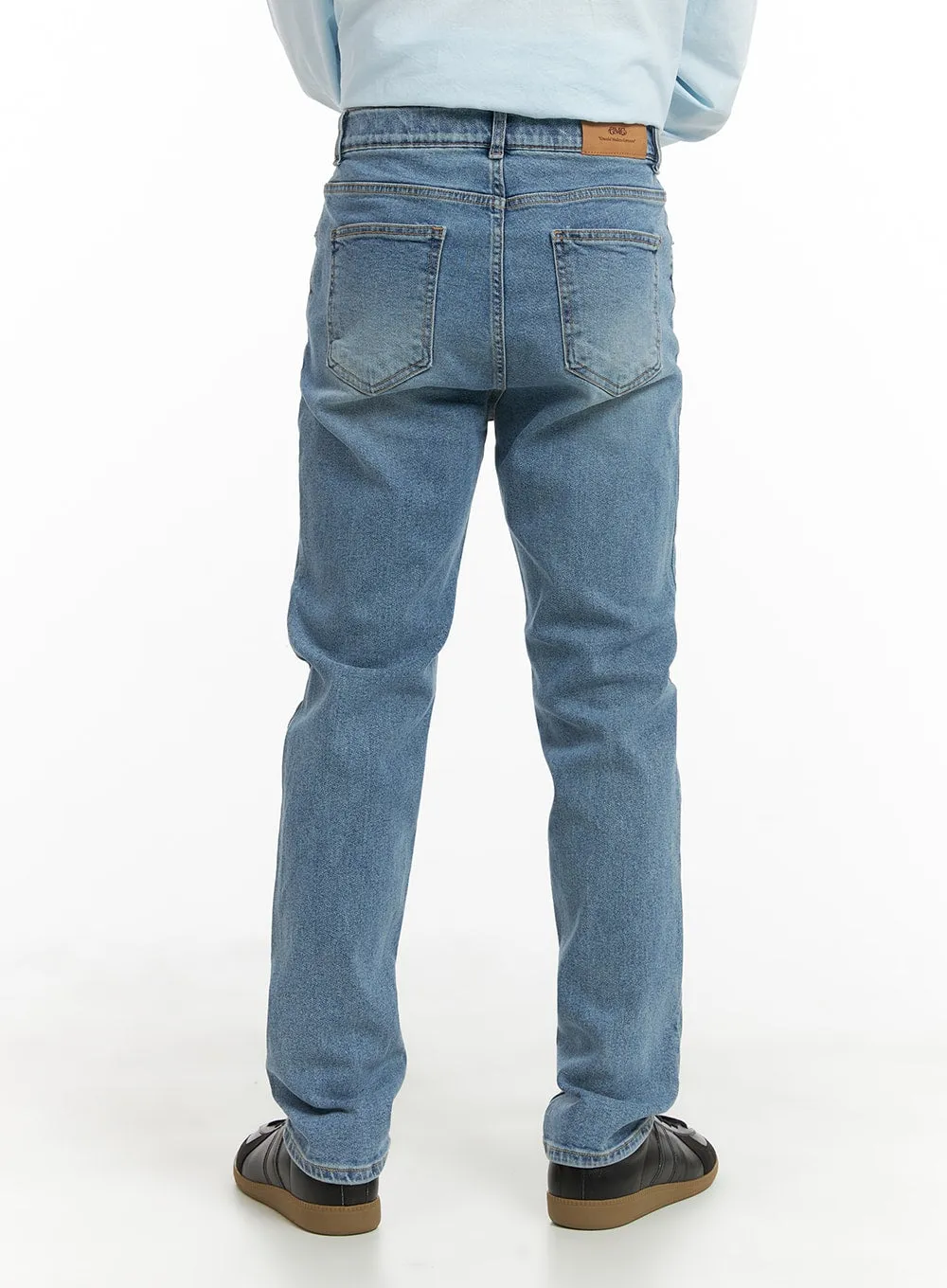 Men's Classic Straight Leg Denim Jeans IA401