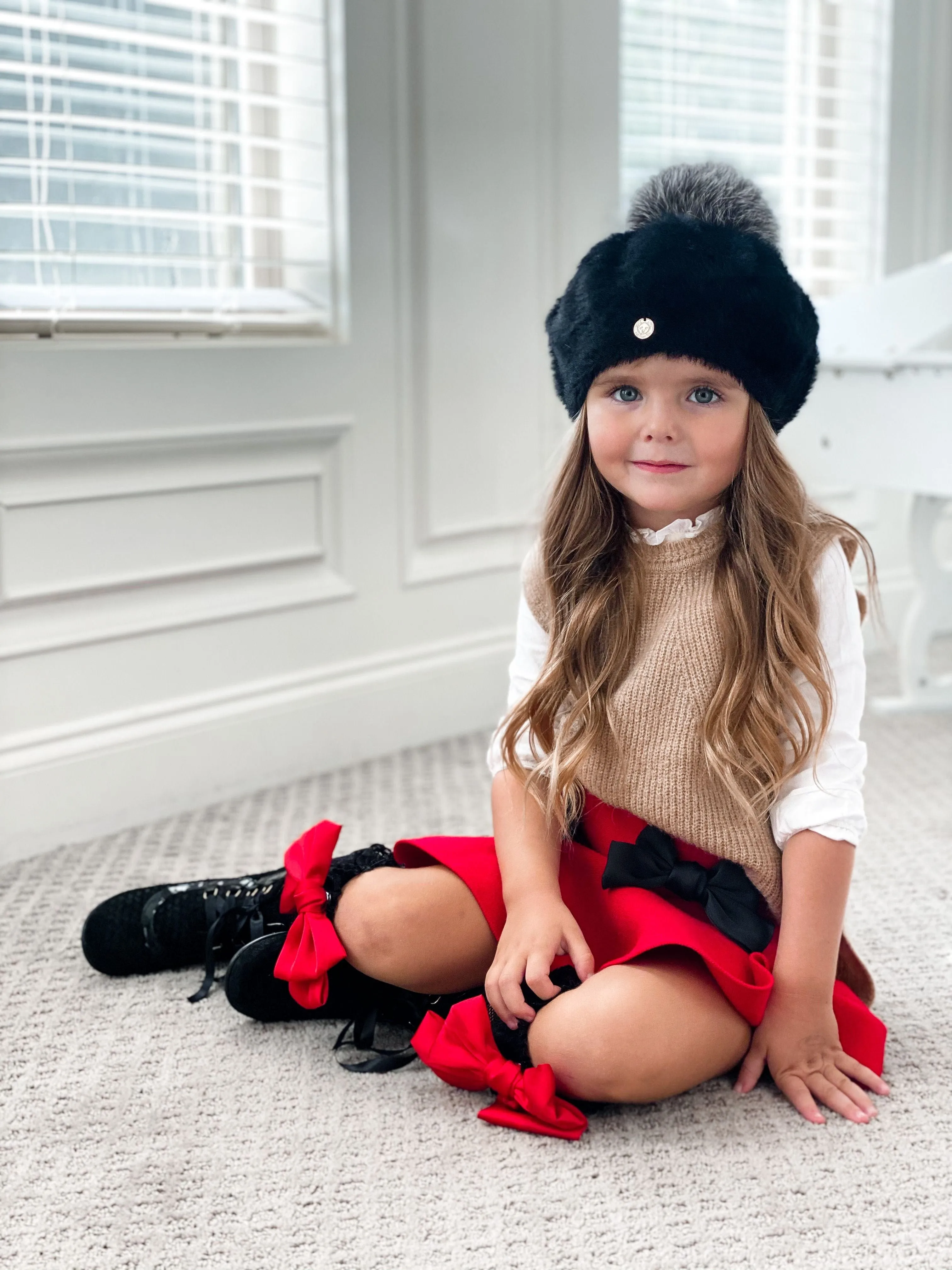 Milana Noir Kids Beret