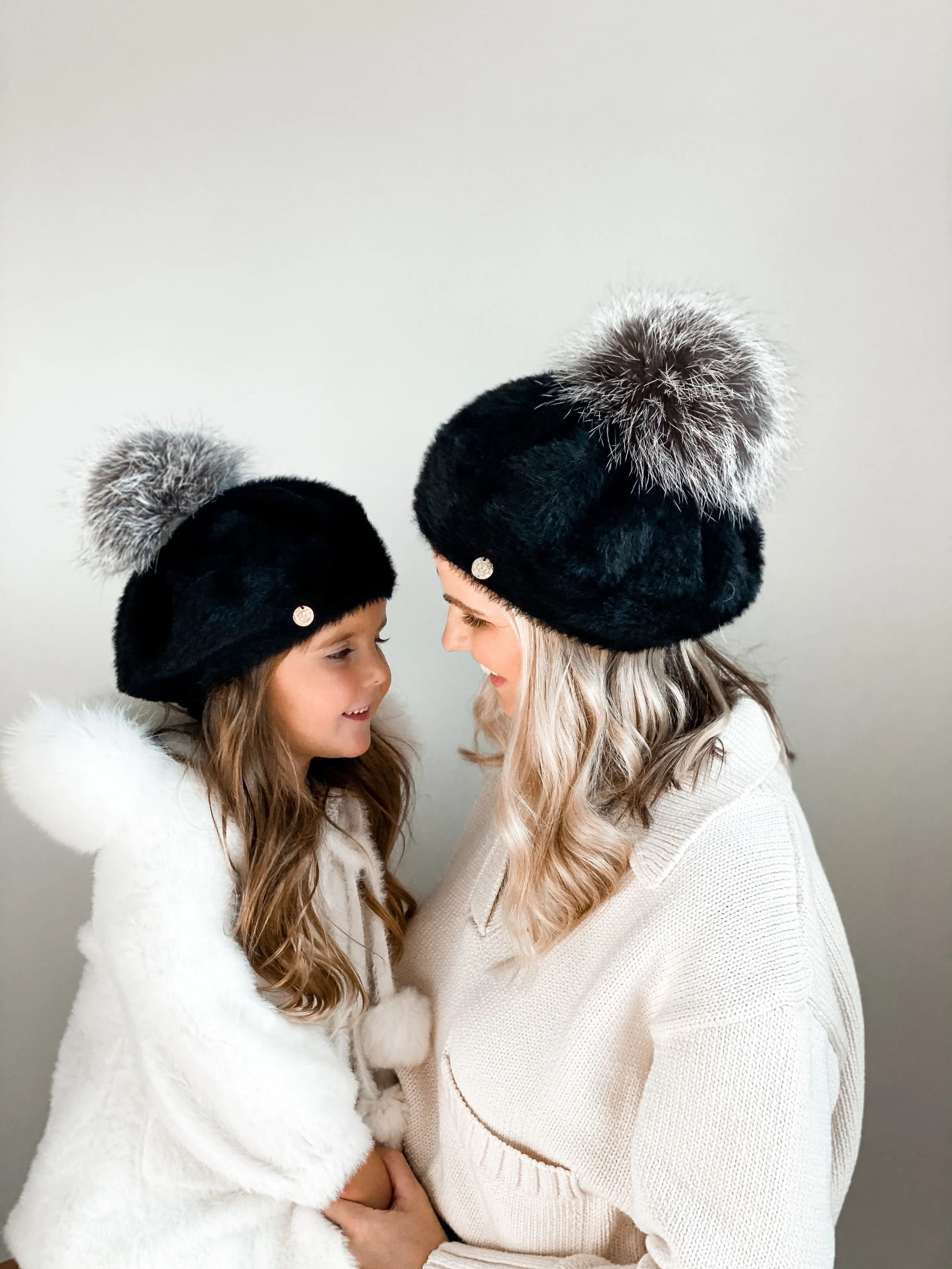 Milana Noir Kids Beret