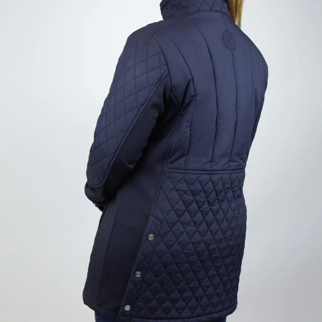 PS of Sweden Navy Curvy Therese Padded Parka