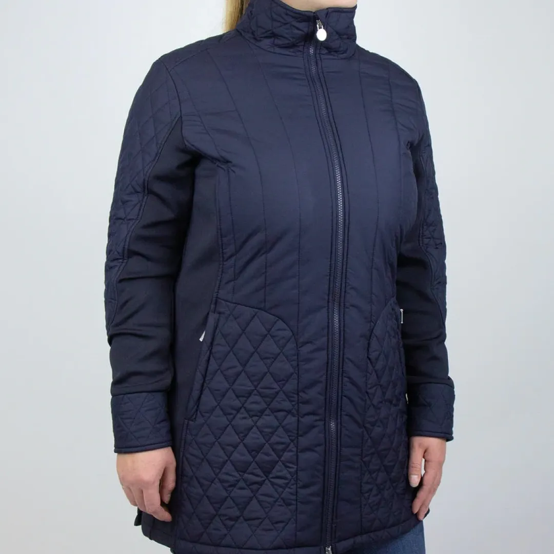 PS of Sweden Navy Curvy Therese Padded Parka