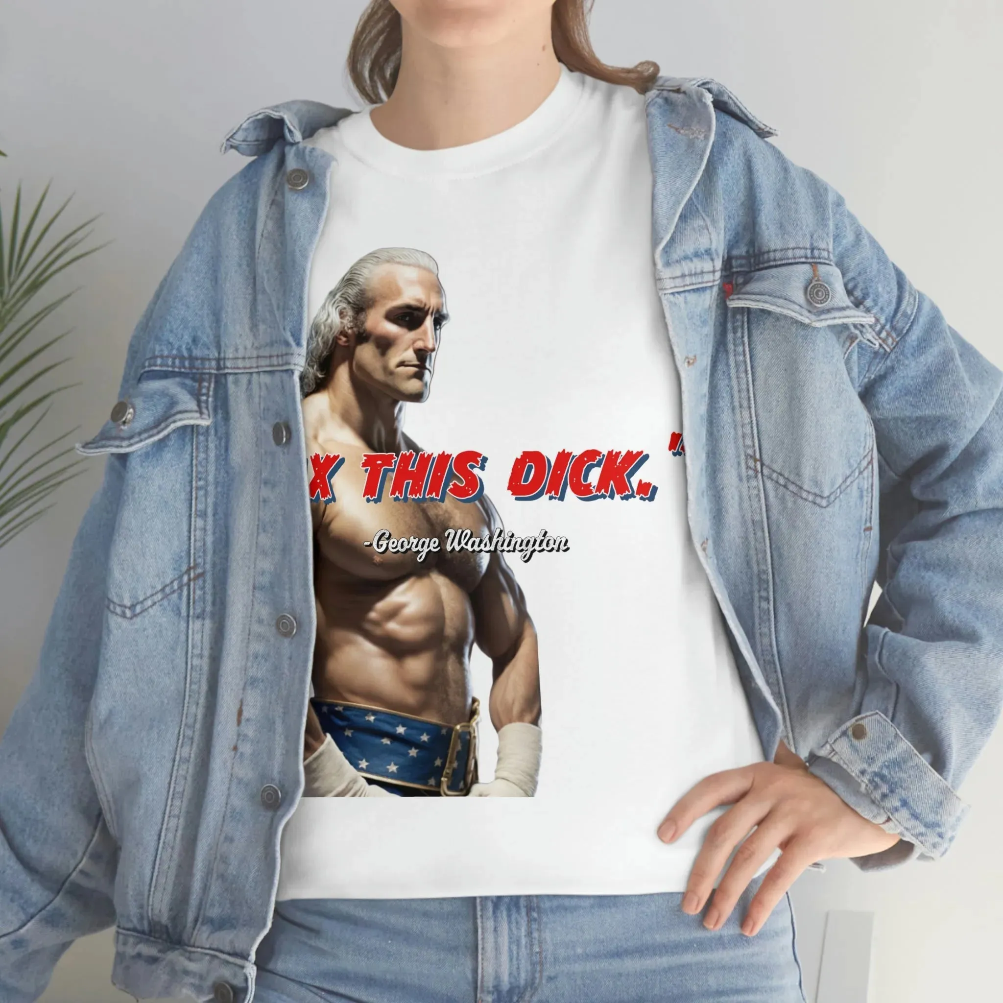 "Tax This Dick" George Washington Founding Rassler Tee