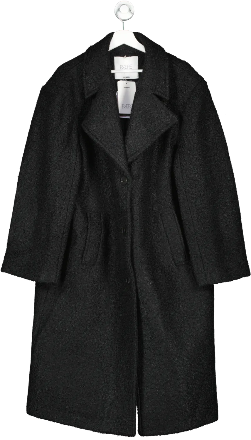 Raere About You Black Emelie Between-seasons Coat UK 12