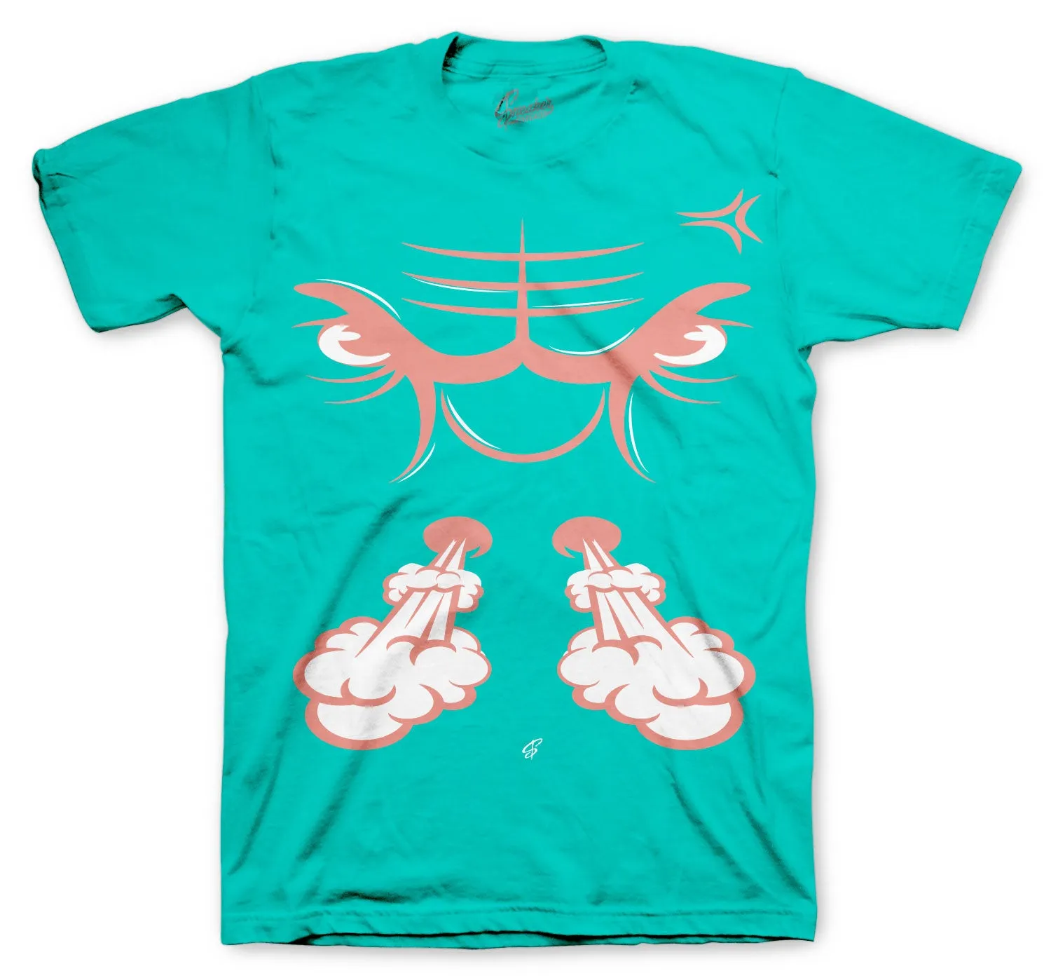 Retro 10 Super Bowl LIV Shirt - Raging Face - Teal