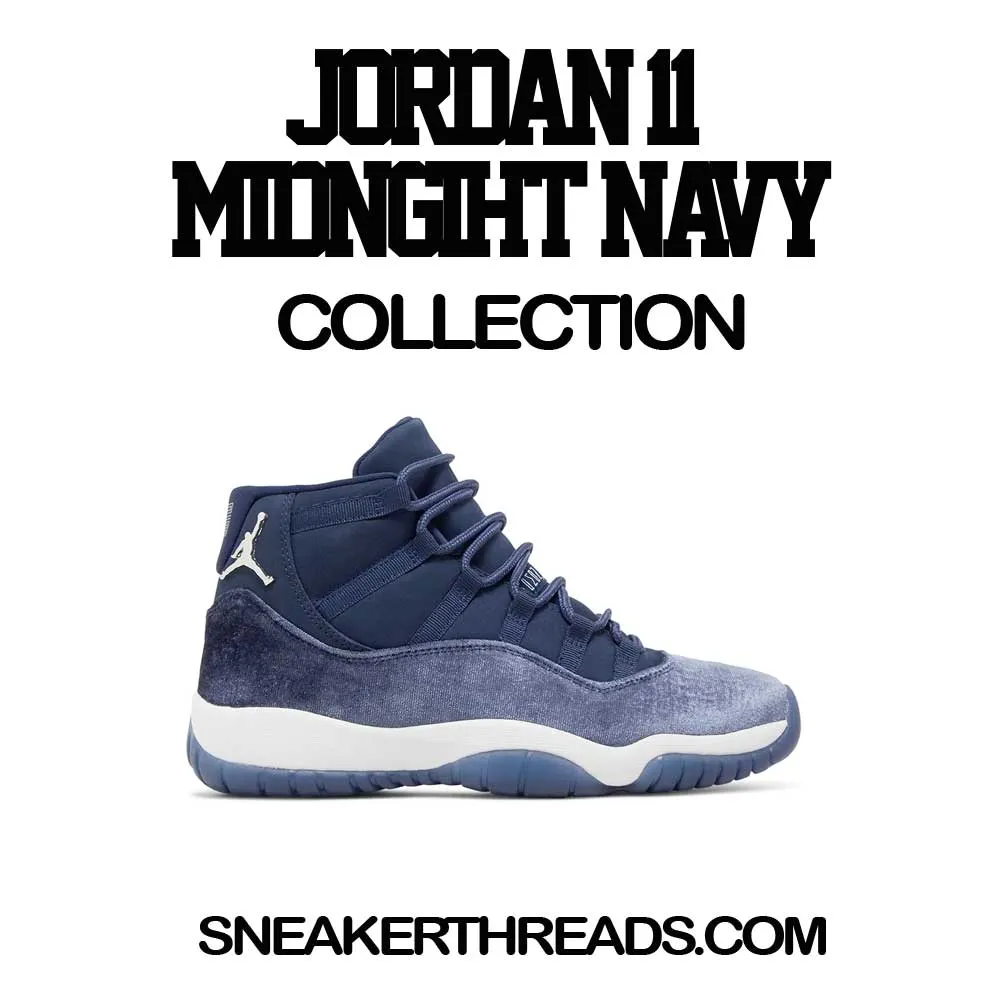 Retro 11 Midnight Navy 82 Shirt - Clean Pair - Navy