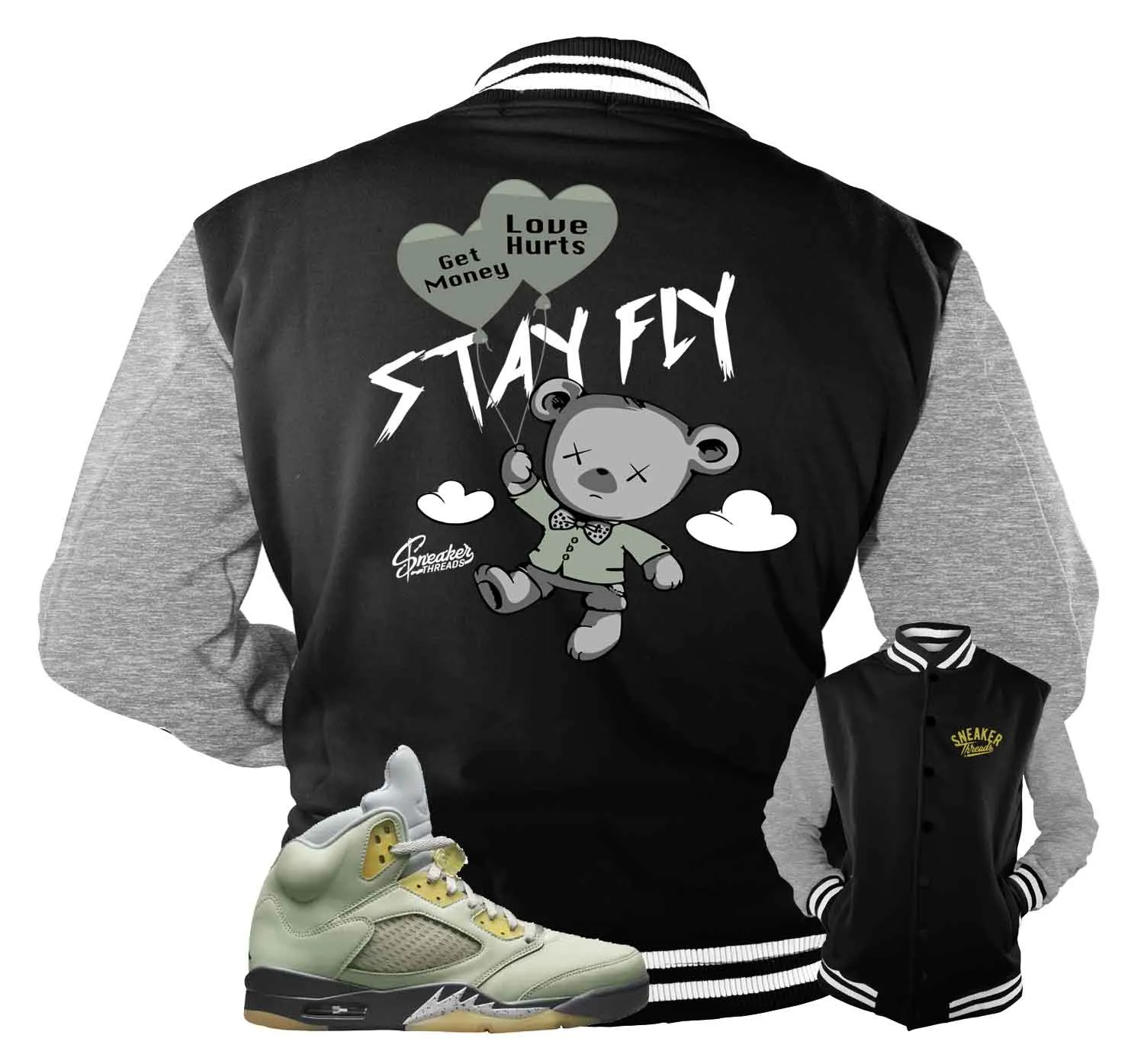 Retro 5 Jade Horizon Money Over Love Jacket