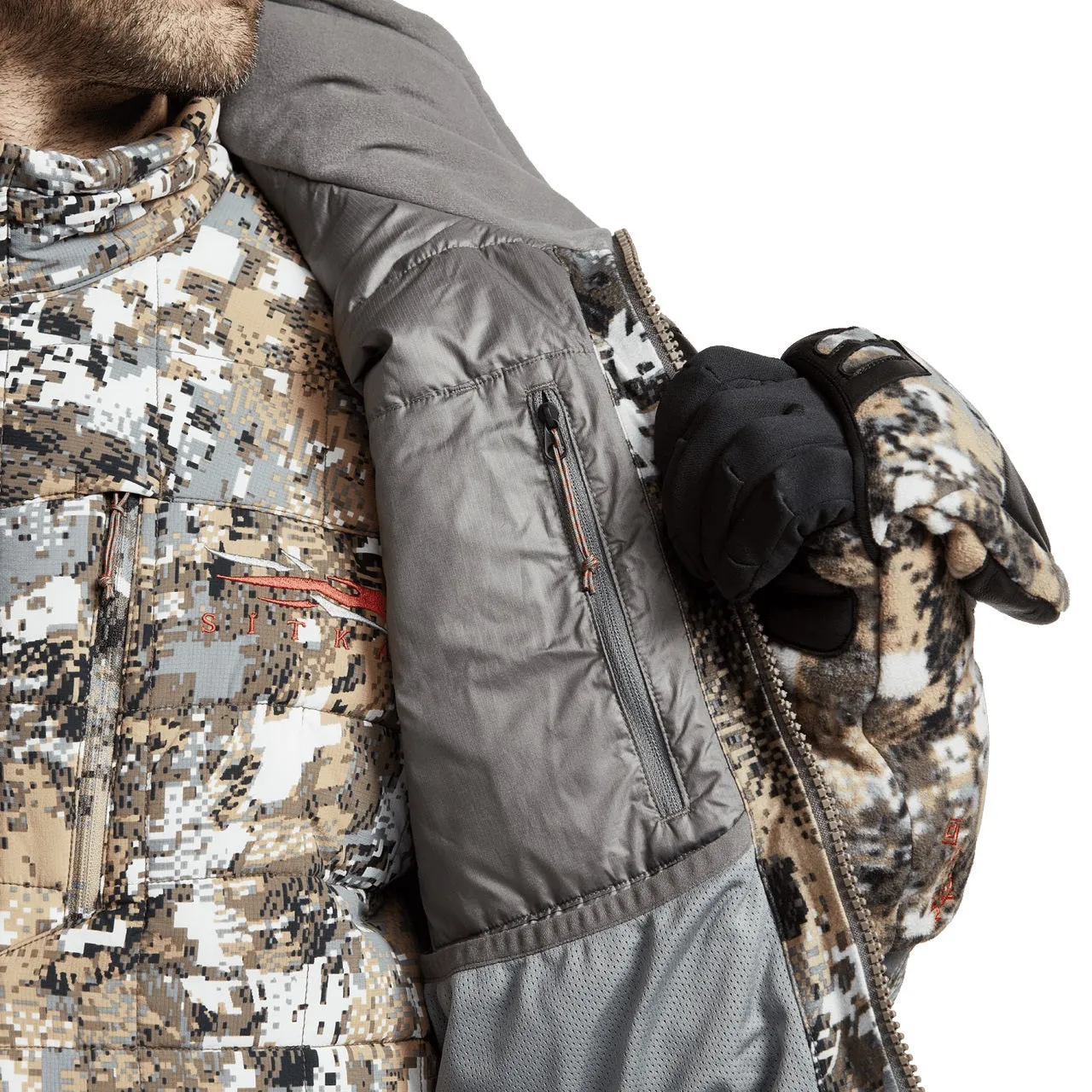 'Sitka' Men Incinerator Aerolite Jacket - Whitetail : Elevated II