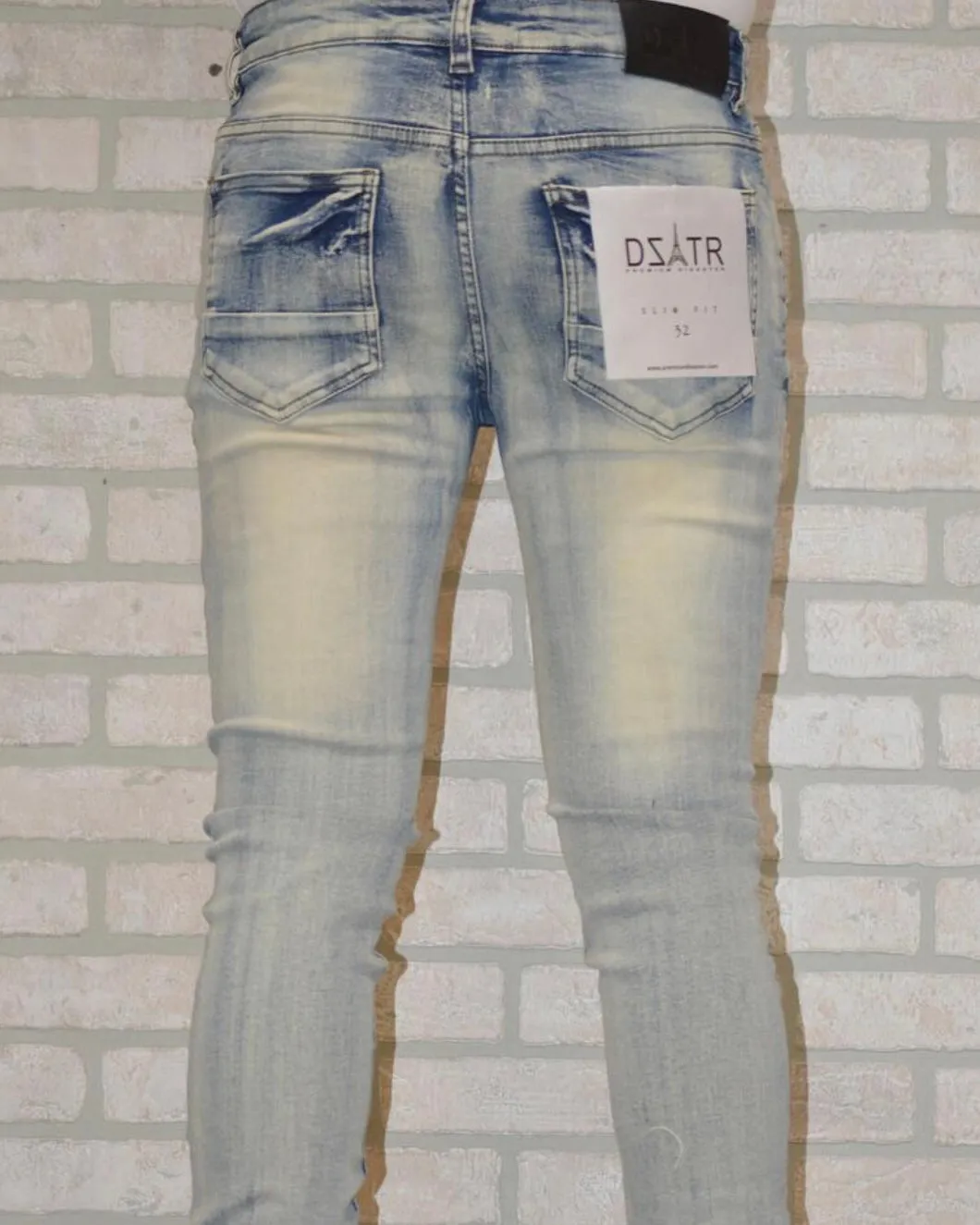 Super Stretch Washed Denim Jean