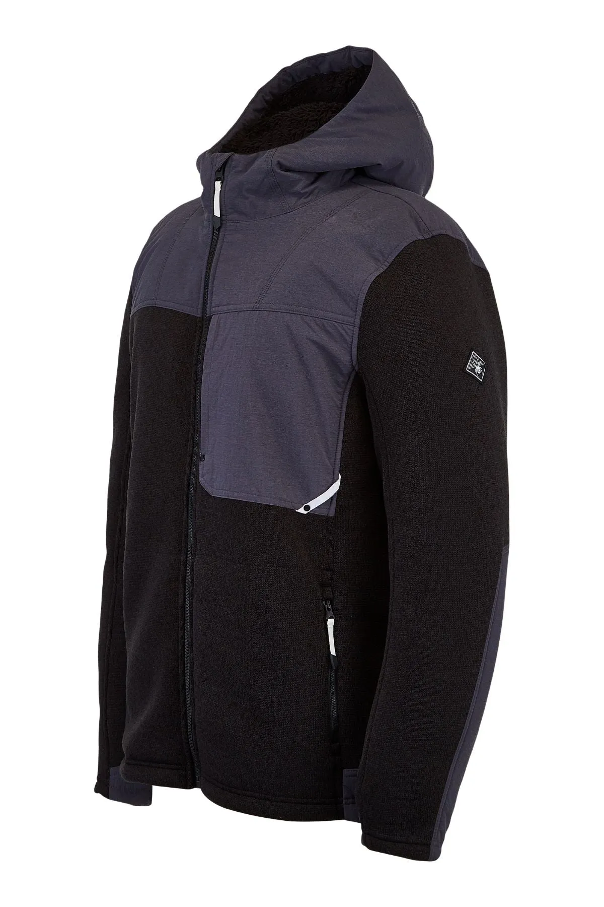 'Spyder' Men's Alps Full Zip Hoodie - Black