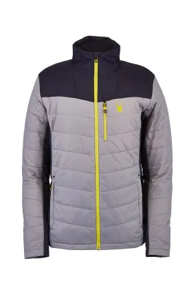 'Spyder' Men's Glissade Hybrid 60GR Insulated Jacket - Alloy