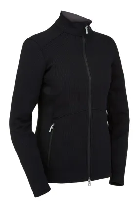 'Spyder' Women's Bandita Full Zip Fleece - Black