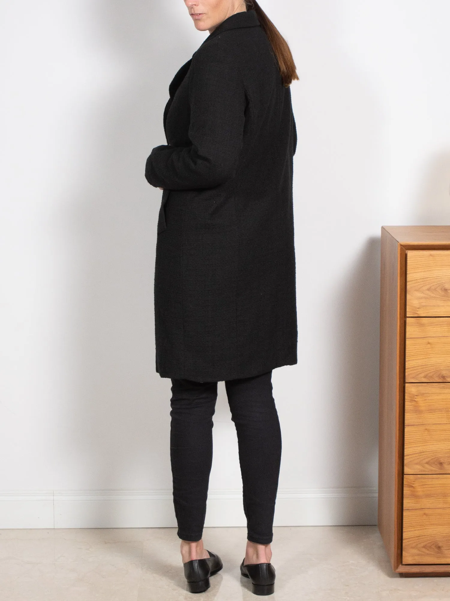 Structured Vegan Wool Coat