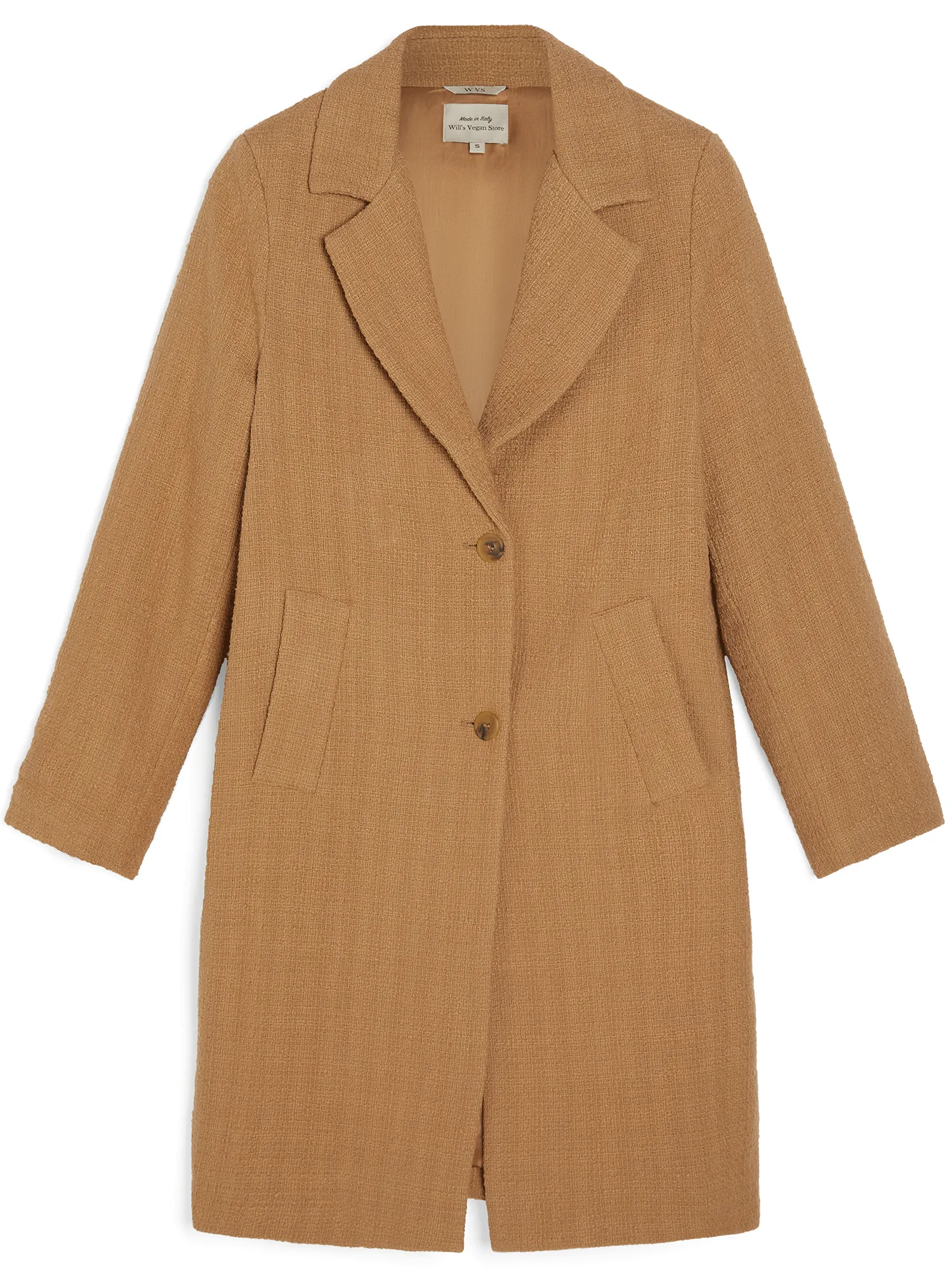 Structured Vegan Wool Coat