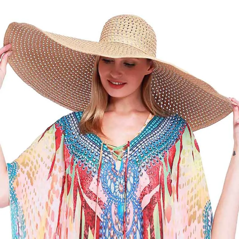 Super Wide Brim Straw Sun Hat