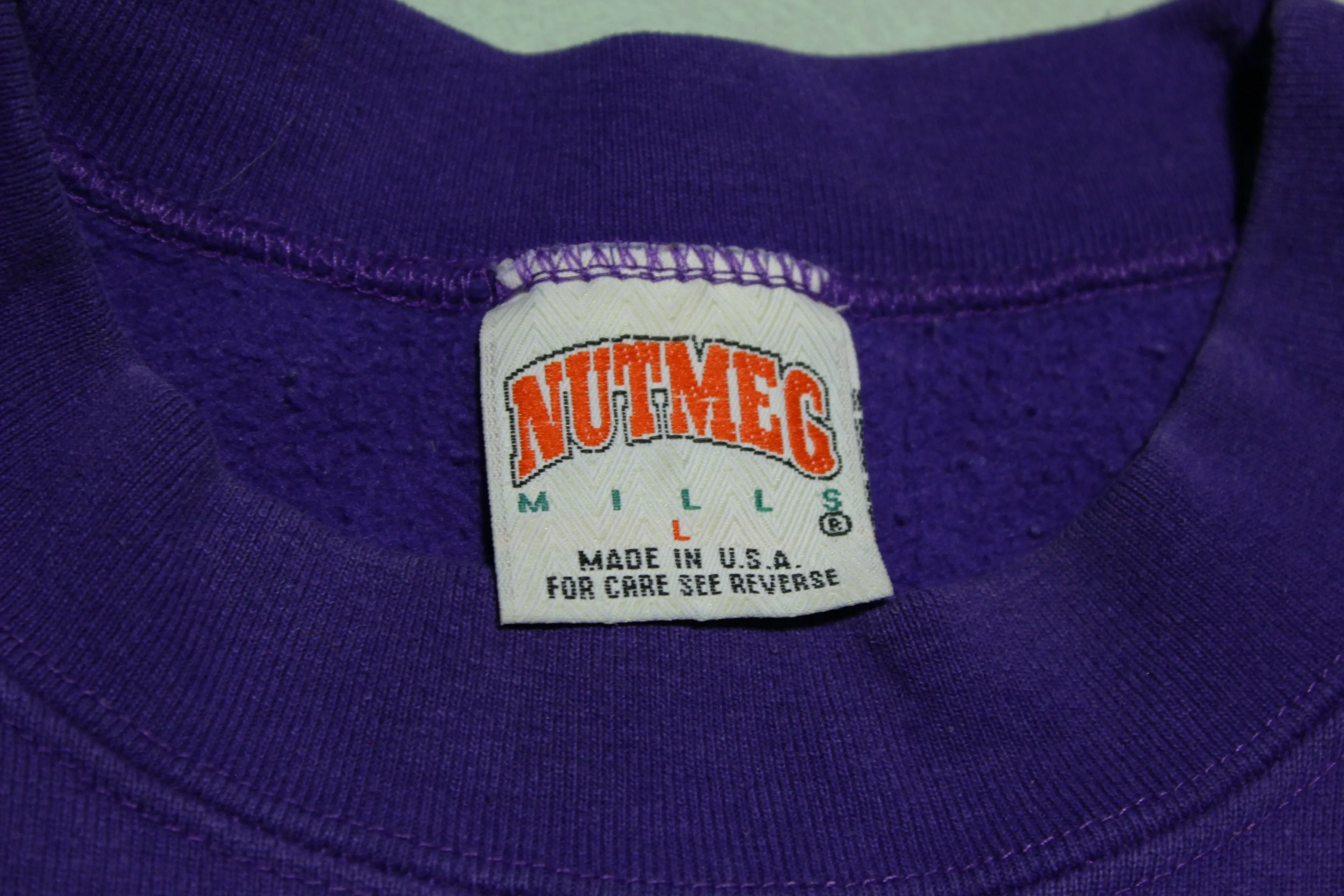 University of Washington Huskies Vintage 90's Nutmeg USA Crewneck Sweatshirt