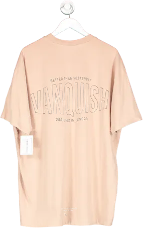 Vanquish Orange Better Than Yesterday Oversized T Shirt UK L